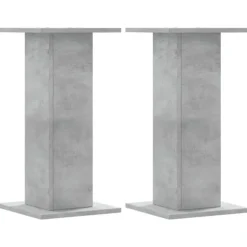 vidaXL Växtställ 2 st betonggrå 30x30x60 cm konstruerat trä