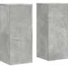 vidaXL Växtställ 2 st betonggrå 30x30x70 cm konstruerat trä