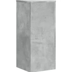 vidaXL Växtställ 2 st betonggrå 30x30x70 cm konstruerat trä