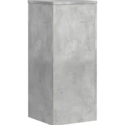vidaXL Växtställ 2 st betonggrå 30x30x70 cm konstruerat trä