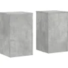 vidaXL Växtställ 2 st betonggrå 30x30x50 cm konstruerat trä
