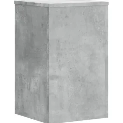 vidaXL Växtställ 2 st betonggrå 30x30x50 cm konstruerat trä