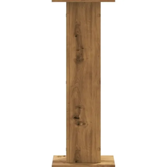 vidaXL Växtställ 2 st ek 30x30x80 cm konstruerat trä