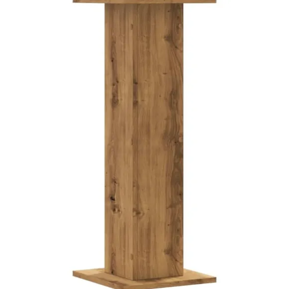 vidaXL Växtställ 2 st ek 30x30x80 cm konstruerat trä