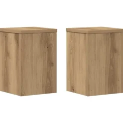 vidaXL Växtställ 2 st ek 20x20x30 cm konstruerat trä