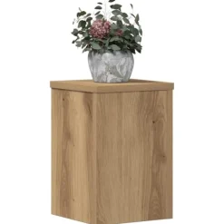 vidaXL Växtställ 2 st ek 20x20x30 cm konstruerat trä