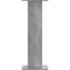 vidaXL Växtställ 2 st grå sonoma 30x30x80 cm konstruerat trä