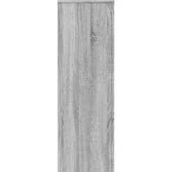 vidaXL Växtställ 2 st grå sonoma 33x33x100 cm konstruerat trä