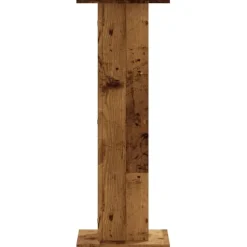 vidaXL Växtställ 2 st åldrat trä 30x30x80 cm konstruerat trä