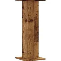 vidaXL Växtställ 2 st åldrat trä 30x30x80 cm konstruerat trä