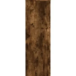 vidaXL Växtställ 2 st rökfärgad ek 33x33x100 cm konstruerat trä