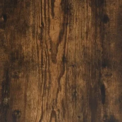 vidaXL Växtställ 2 st rökfärgad ek 17x17x60 cm konstruerat trä