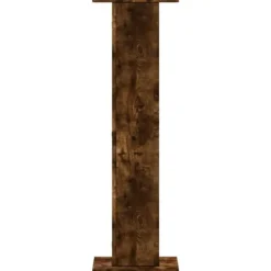 vidaXL Växtställ 2 st rökfärgad ek 30x30x95 cm konstruerat trä