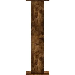 vidaXL Växtställ 2 st rökfärgad ek 30x30x95 cm konstruerat trä