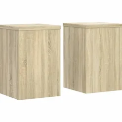 vidaXL Växtställ 2 st sonoma ek 25x25x35 cm konstruerat trä