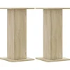 vidaXL Växtställ 2 st sonoma-ek 30x30x60 cm konstruerat trä