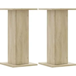 vidaXL Växtställ 2 st sonoma-ek 30x30x60 cm konstruerat trä