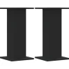 vidaXL Växtställ 2 st svart 30x30x60 cm konstruerat trä