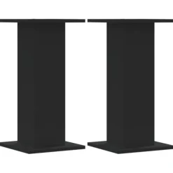 vidaXL Växtställ 2 st svart 30x30x60 cm konstruerat trä