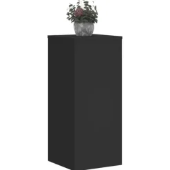 vidaXL Växtställ 2 st svart 30x30x70 cm konstruerat trä