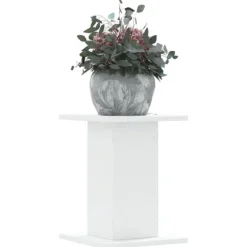 vidaXL Växtställ 2 st vit 30x30x40 cm konstruerat trä