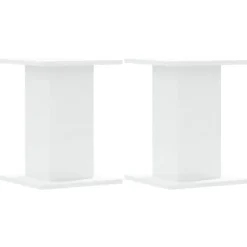vidaXL Växtställ 2 st vit 30x30x40 cm konstruerat trä