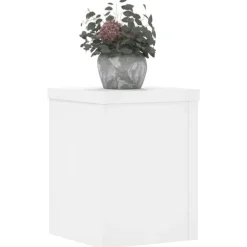 vidaXL Växtställ 2 st vit 15x15x20 cm konstruerat trä