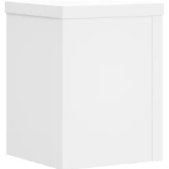 vidaXL Växtställ 2 st vit 15x15x20 cm konstruerat trä