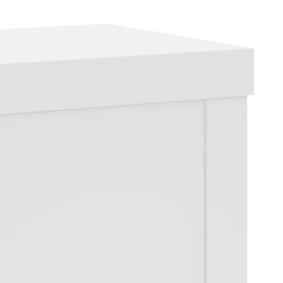 vidaXL Växtställ 2 st vit 15x15x20 cm konstruerat trä