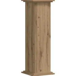 vidaXL Växtställ ek 33x33x100 cm konstruerat trä