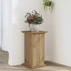 vidaXL Växtställ ek 33x33x60 cm konstruerat trä