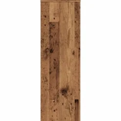 vidaXL Växtställ åldrat trä 33x33x100 cm konstruerat trä