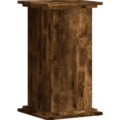 vidaXL Växtställ rökfärgad ek 33x33x60 cm konstruerat trä