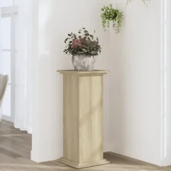 vidaXL Växtställ sonoma-ek 33x33x80 cm konstruerat trä