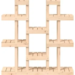 vidaXL Växtställ 104,5x25x109,5 cm massiv furu - Växtställ
