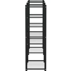 vidaXL Växtställ 83x25x80 cm svart järn - Växtställ