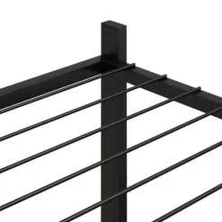 vidaXL Växtställ 83x25x80 cm svart järn - Växtställ