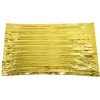 Vikbar PET-aluminiserad film Emergency Thermal Filt - Bärbar överlevnadsutrustning för camping och utomhusaktiviteter - Guld, 210CMx160CM