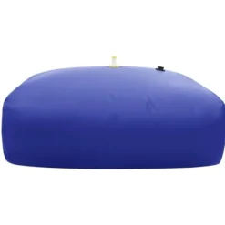 Vikbar vattentank med kran 2100 L PVC - Perfekt för regnvatten | Färg: Grön | Storlek: 2100 L