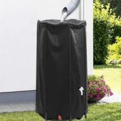 Vikbar vattentank med kran - 250 L PVC | Färg: Grön | Storlek: 250 L