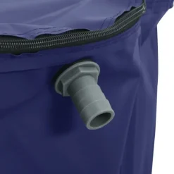 Vikbar vattentank med kran 1250 L PVC - Regnvattenbehållare | Färg: Grå | Storlek: 1250 L