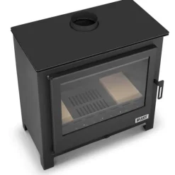 Viking Choice B MAX E Modern Fristående Vedspis med Vattenmantel - 26 kW - Centralvärmeanslutning