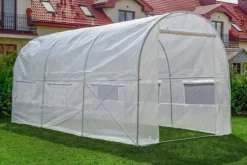 Viking Choice Hobbyväxthus 4,5x2x2m - Hållbar, UV-beständig PE-täckning, 9m² odlingsyta