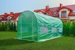 Viking Choice 250x200cm hobbyväxthus för nybörjare - Enkel montering, UV-beständigt, 6 fönster