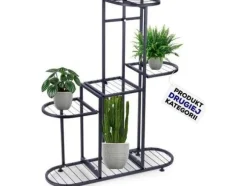 Vilde Metall blomsterrabatt svart 5-delad 84,5 cm (KATEGORI II)