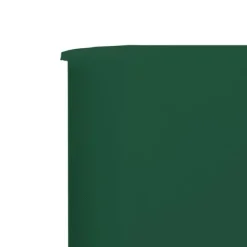 Vindskydd 6 paneler tyg 800x120 cm grön