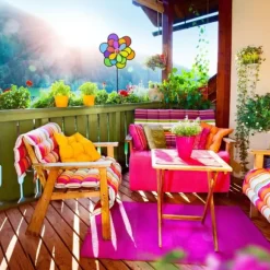 Vindsnurra, 36,5x14x86,5 cm, Flerfärgad