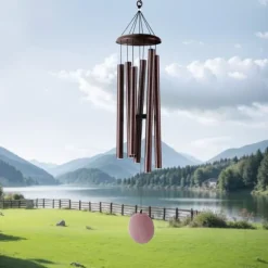 Vindspel för utomhusbruk, 1143 mm aluminium, hållbar och melodisk ljudupplevelse, perfekt som gåva eller minne