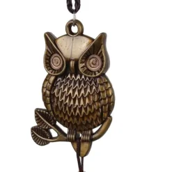 Vindspel Metallklocka Djurformad Hemdekoration Utomhus Trädgårdsdekoration (#03)