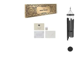 Vindspel, tillgängliga i längderna 48", 66", 60", 58", med djupa tonalternativ,Svart 58 tum